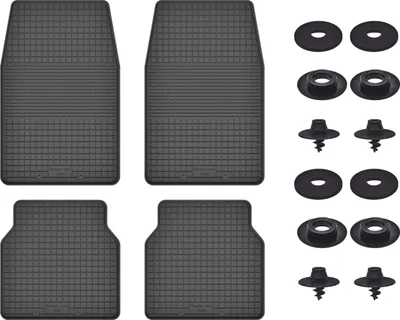 Produktbild von Gummimatten Mit Stoppern Für: Suzuki  Jimny (1998-2007) Schwarz Set