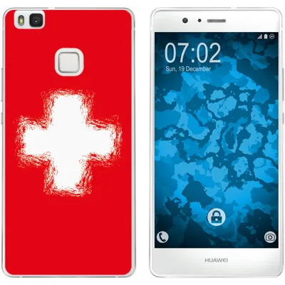 Produktbild von PhoneNatic Case kompatibel mit Huawei P9 Lite Silikon-Hülle WM Schweiz M10