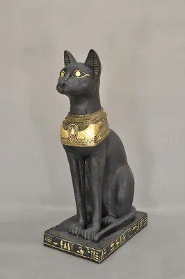 Produktbild von Design Ägyptische Katze Figur Statue Skulptur Figuren Skulpturen Deko Neu P2880
