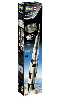 Obrázek produktu pro Revell 03704, Model rakety, Montážní sada, 1:96, Apollo 11 Saturn V Rocket, Apollo, 183 kusů