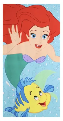Immagine prodotto di Disney La sirenetta Ariel Telo mare in microfibra
