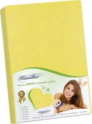 Immagine prodotto di Lenzuolo di Jersey - Giallo - 90x200