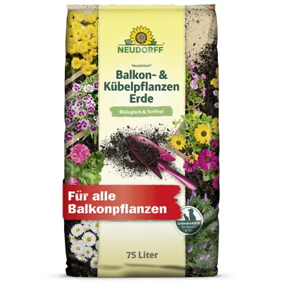 Produktbild von Neudorff NeudoHum Balkon- & KübelpflanzenErde - Torffreie Erde - 75 L
