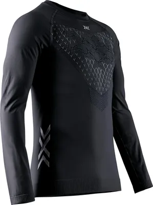 Produktbild von X-BIONIC Twyce Run Langarmshirt für Herren - Ultimatives Sommerlauf- und Trailrunning-Shirt mit fortschrittlicher Belüftung, Feuchtigkeitsmanagement und Komfort - Schwarz/Charcoal, L