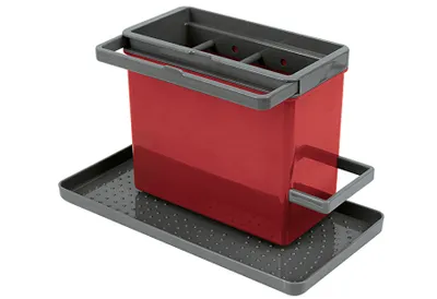 Produktbild von Metaltex Tidy-Tex, Spülebehälter, Freistehend, Rot, Grau, Acrylnitril-Butadien-Styrol (ABS), Kunststoff, 240 mm, 130 mm