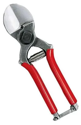 Doppelschneidende Baumschere 20 cm, gehärtete Klingen, Sicherheitsverschluss