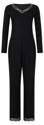 Imagen del producto de Conjunto de pijama HUNKEMÖLLER - Negro - Talla XL