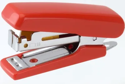 Produktbild von Kangaro k-7305808 Heftgerät Mini-10 rot, max. 10 Blatt, Nr. 10 Heftklammern