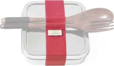 Produktbild von Gummiband mit Besteckaufnahme (S) - Pink