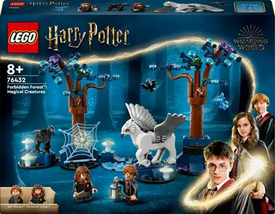 Immagine prodotto di LEGO Harry Potter La Foresta Proibita: giocattolo con le figure di Hermione e Ron, più animali fantastici come Fierobecco e Thestral, regalo per bambini, ragazze, ragazzi dagli 8 anni in su 76432