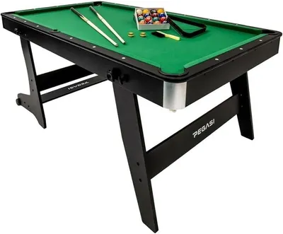 Produktbild von Billardtisch 6ft Spider - Schwarz - Tischbillard - Zusammenklappbar | Indoor, Pool Table für Erwachsene, , Billard tisch, Mini billardtisch, Billardtisch outdoor, Billardtisch 8ft