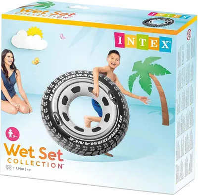 Produktbild von Intex 56268, Schwarz, Grau, Schwimmende Boje, Abbildung, Vinyl, 9 Jahr(e), 100 kg