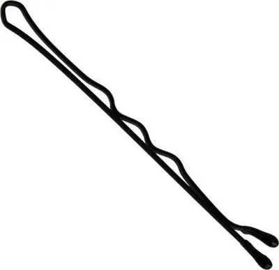 Produktbild von Haarklemmen 6,5 cm schwarz-gewellt, 12Stück