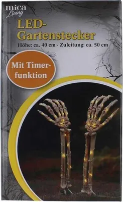 Produktbild von Gartenstecker LED Skelettarme - ca. 40 cm - 2 Stück