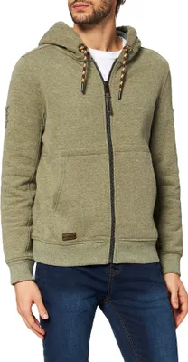 Produktbild von Camel Active 409311-6F11 - Zip-Hoodie, Größe:M, Farbe:olive brown