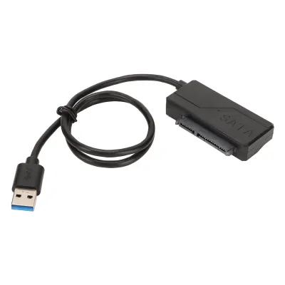 Obrázok produktu pre Kábel USB 3.0 na SATA adaptér – 12 V 2 A Plug-and-Play, rýchly prenos dát pre 2,5/3,5 palcové HDD/SSD