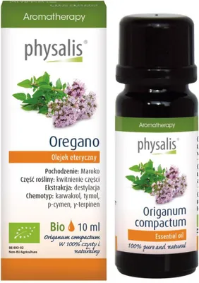 OLEJEK ETERYCZNY OREGANO BIO 10 ml - PHYSALIS