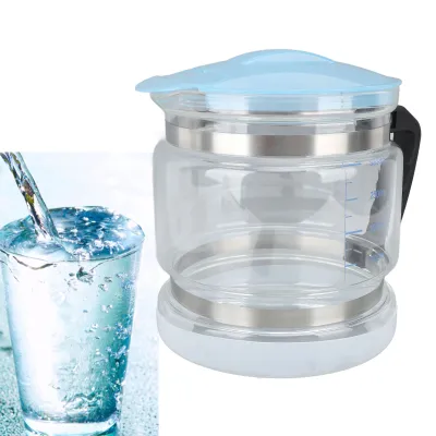 Produktbild von Destillierwasserbehälter, 4 l, Mehrzweck-Sammelflasche aus Glas für Beauty-Destilliergeräte auf der Arbeitsplatte