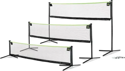Zdjęcie produktu dla EXIT Regulowany Siatka Sportowa 155x300cm, Siatka do Siatkówki, Siatka do Badmintona, Siatka do Tenisa, Czarny