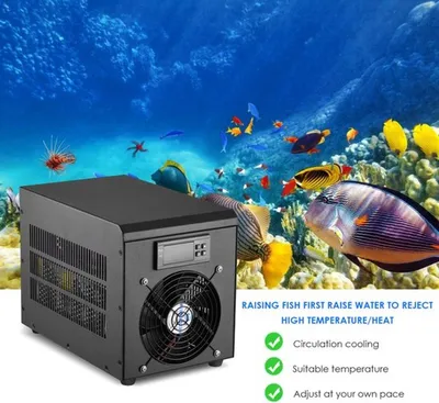 Produktbild von Aquariumkühler für Fische und Garnelen – 55 Liter Fassungsvermögen und kompakte Bauweise