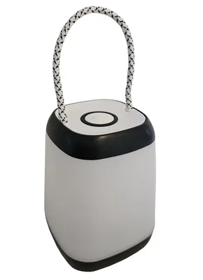 Produktbild von Lampe Leuchte kleine Tischleuchte LED Camping dimmbar tragbar batteriebetrieben schwarz