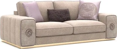 Image de Canapé moderne, deux places, pour salon, meuble rembourré, décoration