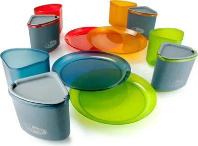 Produktbild von GSI Outdoors Infinity 4 Personen Kompakt-Geschirr-Set Set, 757 g, set; 75420
