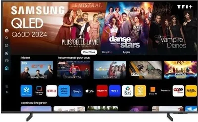 Image de Samsung QLED TV - 50 Hz - 75Q60D - 75 (190 cm) - 4K UHD 3840 x 2160 - HDR - Smart TV Tizen - Gaming Hub - 3xHDMI - WLAN