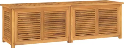 Produktbild von Gartenbox mit Beutel 175x50x55 cm Massivholz Teak
