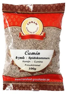 Zdjęcie produktu dla Kmin rzymski cały Annam Cumin Whole 100g - aromatyczne nasiona
