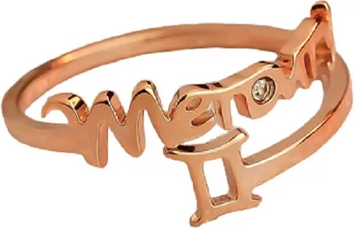 Image de Bague Zodiaque Gémeaux - Unie et Élégante KP24150