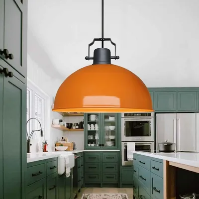 Immagine prodotto di Opviq, AYD-3582, lampadario, arancione, metallo, 23 x 23 x 80 cm