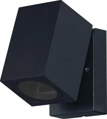 Immagine prodotto di OSRAM ENDURA Classic Cube ADJ WALL apparecchio da parete per esterni, nero, base GU10 (max 35W), può essere dotato di lampada semplice o intelligente, testa dell'apparecchio regolabile, classe di protezione IP44