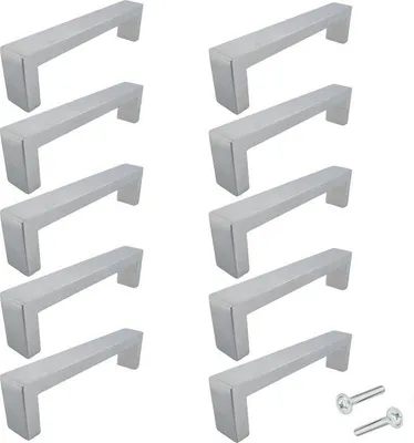 Productafbeelding van By MJM Atlanta meubelgreep RVS 128mm boormaat - 20 stuks