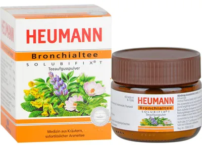 Produktbild von HEUMANN Bronchialtee Solubifix Teeaufgusspulver, 30 g Pulver