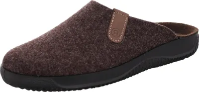 Produktbild von Rohde Herren Hausschuh Softfilz Pantoffel in Komfortweite Soltau-H 2782, Größe:42 EU, Farbe:Braun
