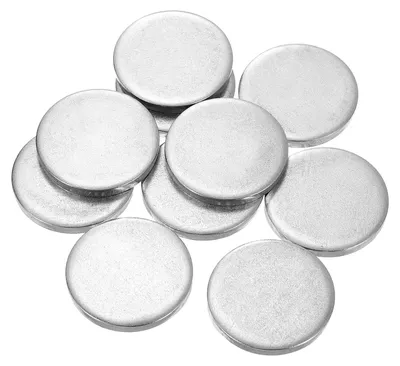 10 Edelstahlscheiben 40 mm, 5 mm, 304, Rohlinge für Handwerk