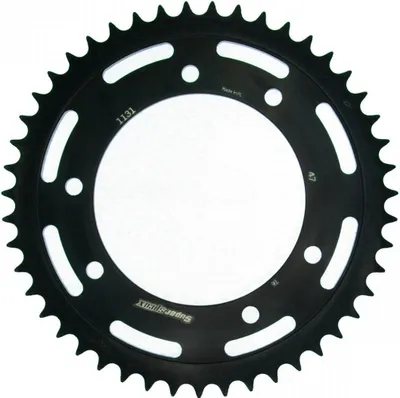 Produktbild von Stahl-Kettenrad Supersprox 420 - 47Z (schwarz) RFE-1131:47-BLK|ID 105,0 LK 125,0 6-Loch