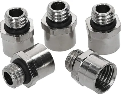 Produktbild von 5 Stück Kalitec D5710120 Erweiterung mit O-Ring M10/M12 Messing