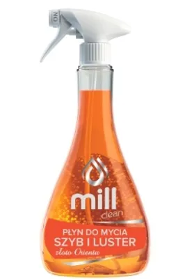 Zdjęcie produktu dla Płyn Do Mycia Szyb I Luster Agrecol Mill Clean Złoto Orientu 555 Ml