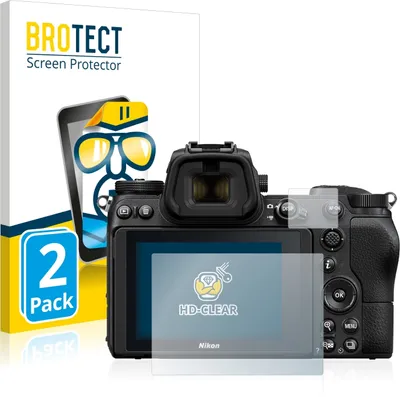 Produktbild von 2x Für Nikon Z 6 / Z 7 Schutzfolie BROTECT Displayschutz Display Schutz Folie Klar Transparent