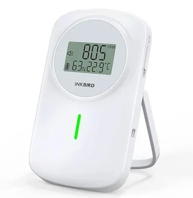 Zdjęcie produktu dla Detektor CO2 bluetooth monitor jakości powietrza temperatura wilgotność