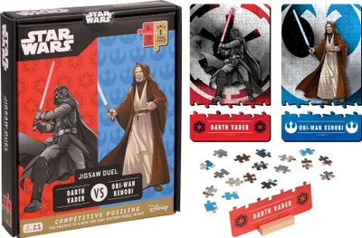 Produktbild von RIDLEY' S GAMES Puzzle Duell Star Wars: Darth Vader vs Obi-Wan Kenobi 2x70 Teile