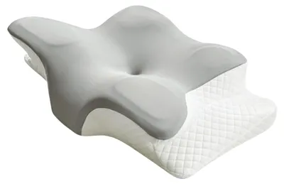 Productafbeelding van Orthopedisch nekkussen van traagschuim, ergonomisch hoofdkussen voor nekpijn en slaapkwaliteit
