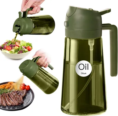 Immagine prodotto di Distributore di olio - 470 ml - Vetro - Senza BPA - Sicuro per alimenti