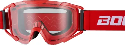 Image de Lunettes de motocross Bogotto B-ST, rouge/blanc, taille unique