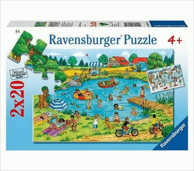 Produktbild von Freizeitspaß am See. Puzzle XXL ( 2 x 20 Teile)