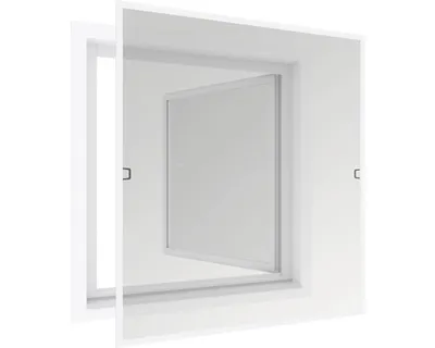Produktbild von Insektenschutz Spannrahmen für Fenster PLUS FLAT weiß 100x120 cm
