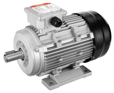 Productafbeelding van VEVOR 2,2 kW elektromotor, 2890 tpm, wisselstroom 400 V, 4,7 A, 90 liter, B3-frame, motor voor luchtcompressoren, 3-fasig, 24 mm spiebaan, geschikt voor landbouwmachines en algemene apparatuur, met mogelijkheid tot links- en rechtsdraaiende werking