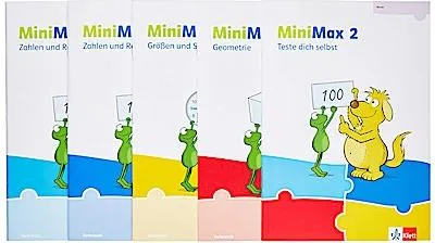 Produktbild von MiniMax 2. Schülerpaket (5 Hefte: Zahlen und Rechnen A, Zahlen und Rechnen B, Größen und Sachrechnen, Geometrie, Teste-dich-selbst, Beilage) - Verbrauchsmaterial Klasse 2